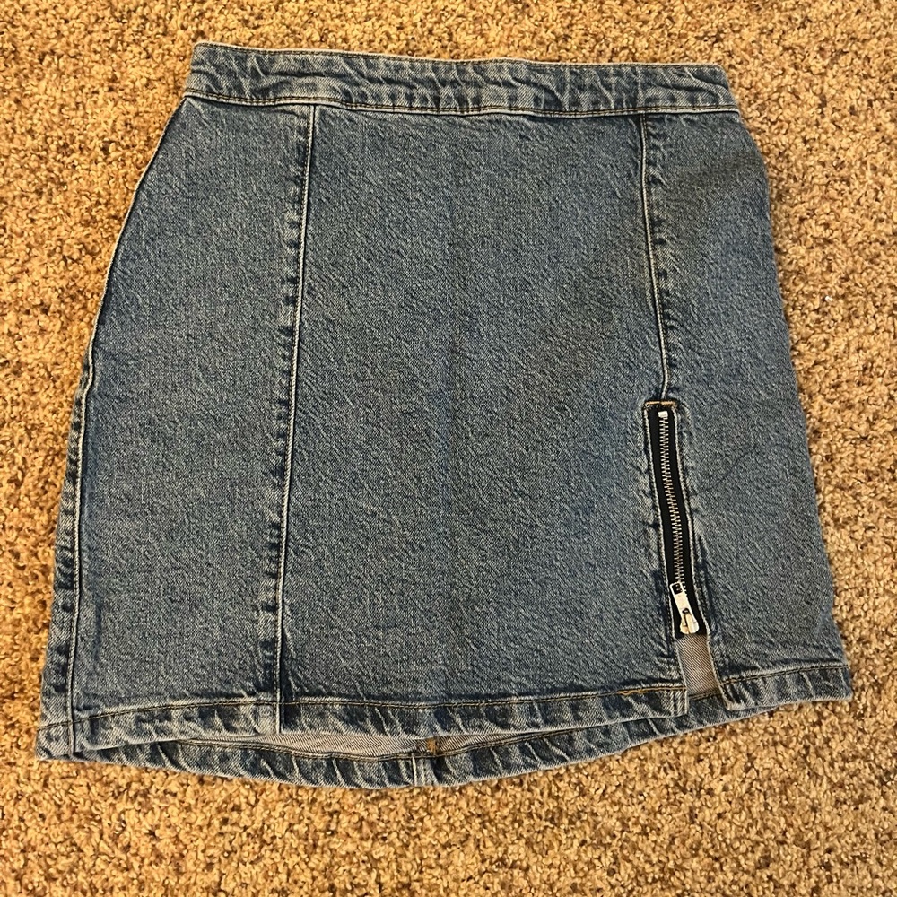 Free People jean skirt NWOT